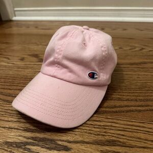 light pink champion hat